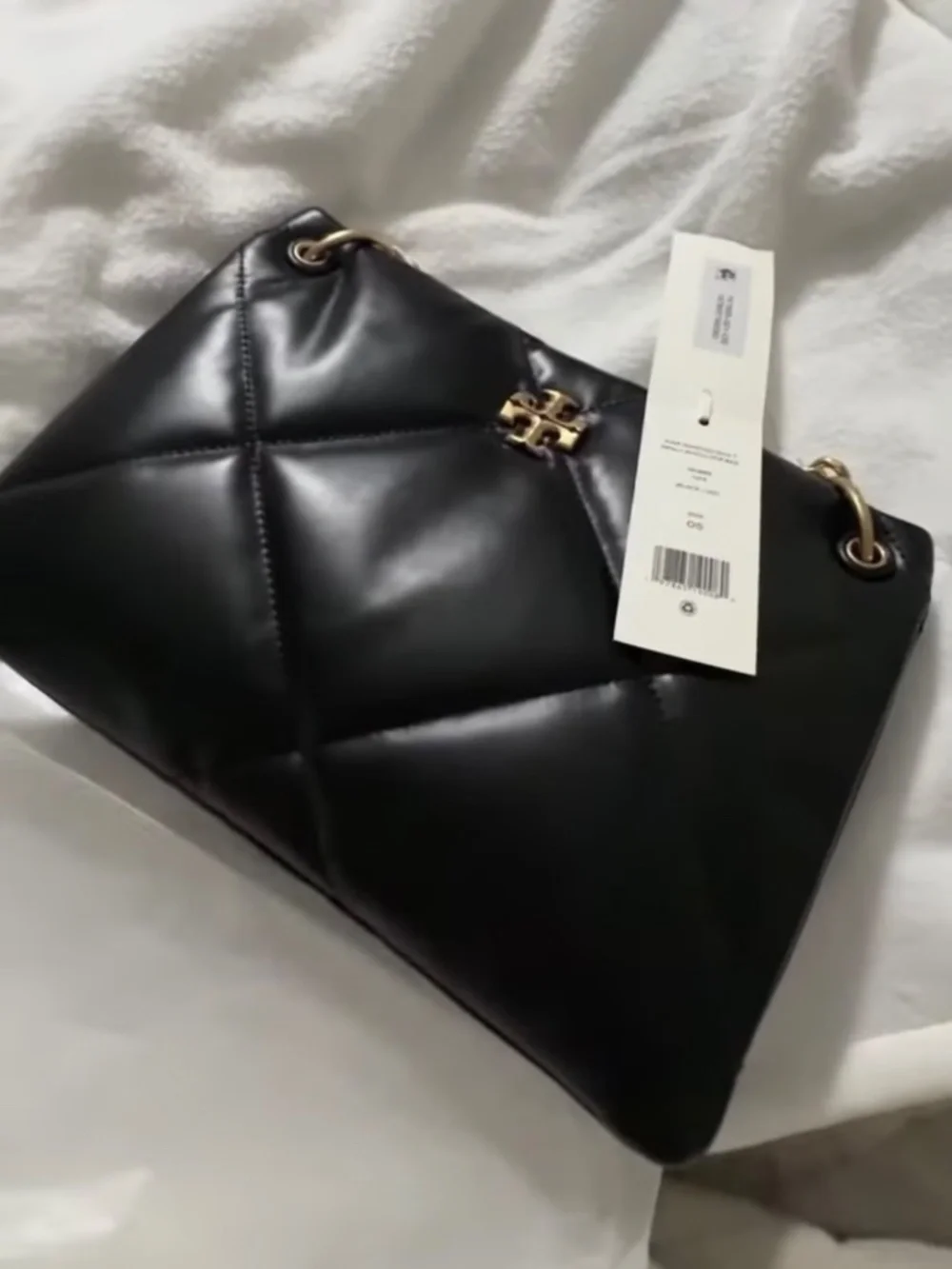 Tory Burch Small Kira Diamond Quilted Leather Shoulder Bag